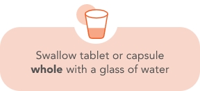 swallow tablet